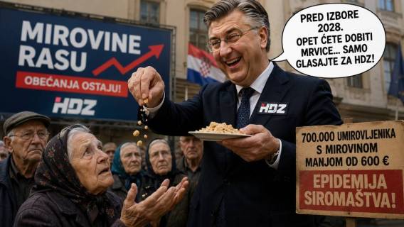 700 tisuća ljudi u mirovinskom siroma&scaron;tvu nije statistika, to je nacionalna sramota!