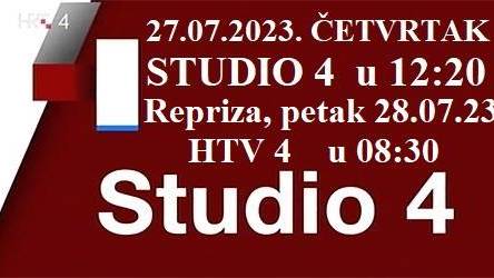 Gledamo se sutra 27.07.2023. na HTV 4 u 12:20