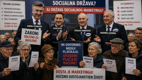 Hrvatska nije socijalna država već država socijalnog marketinga!?