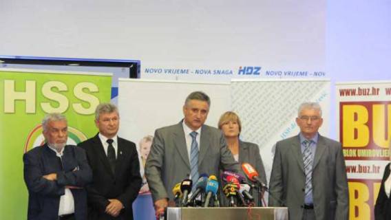 Koalicija desnog centra: zajednica stranaka s istim ciljem - zaustaviti destrukciju Hrvatske!