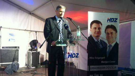 održan centralni predizborni skup Bjelovarsko-bilogorsku županiju koalicijske liste HDZ - HSP AS - BUZ