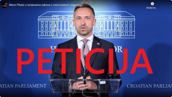 ONLINE PETICIJA   BUZ: Za smjenu ministra Marina Piletića &ndash; Dosta je ponižavanja umirovljenika!