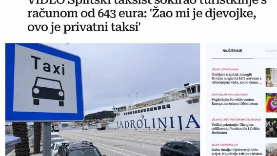 Pljačka pod krinkom taksi usluge!?