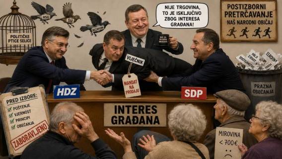 Prevare birače, a onda nas uvjeravaju da to nije trgovina već interes građana!?