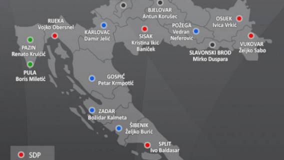 Tko su gradona&egrave;elnici 30 najve&aelig;ih hrvatskih gradova?