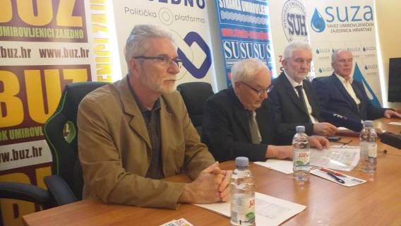Tribina &ndash; tiskovna  UMIROVLJENCI ZAJEDNO &ndash; političke platforme 05.05.2023.
