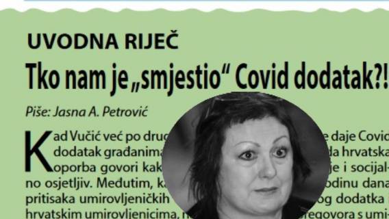 U čije ime istupa Jasna Petrović dojučera&scaron;nja predsjednica SUH-a?