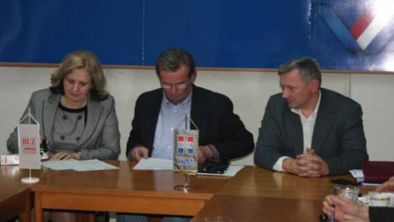 Županijske organizacije HDZ-a i BUZ-a potpisali koalicijski sporazum